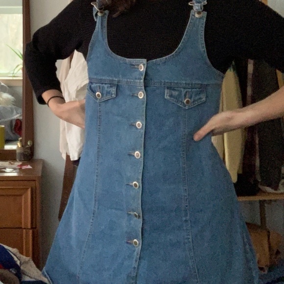 Denim overall dress vintage - Picture 4 of 4